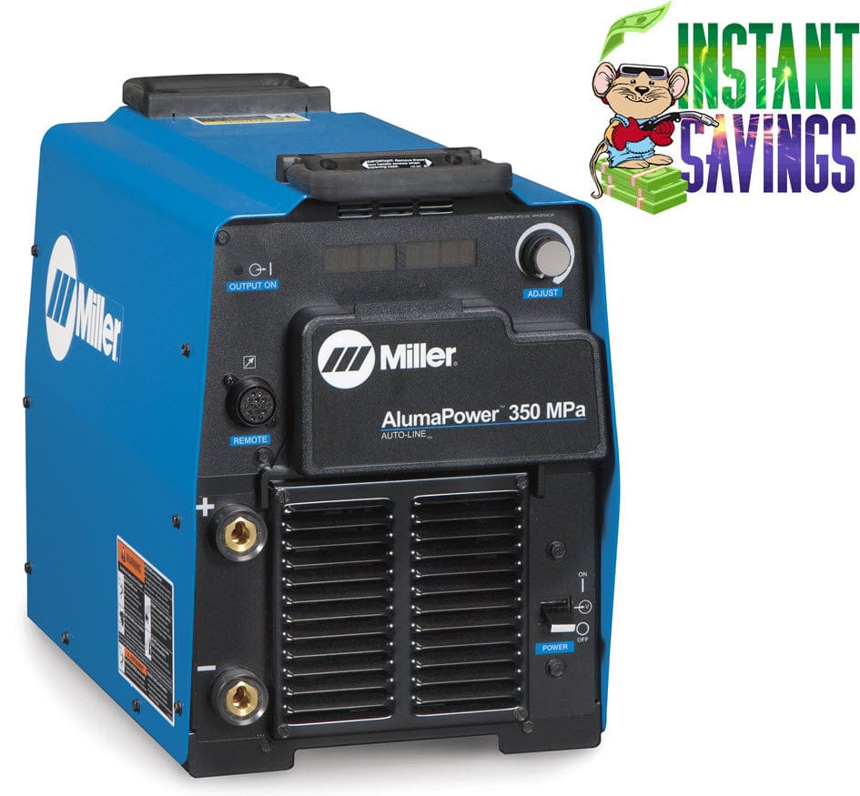 Miller Welders Miller AlumaPower 350 MPa MIG Welder w/Aux Power 907420001