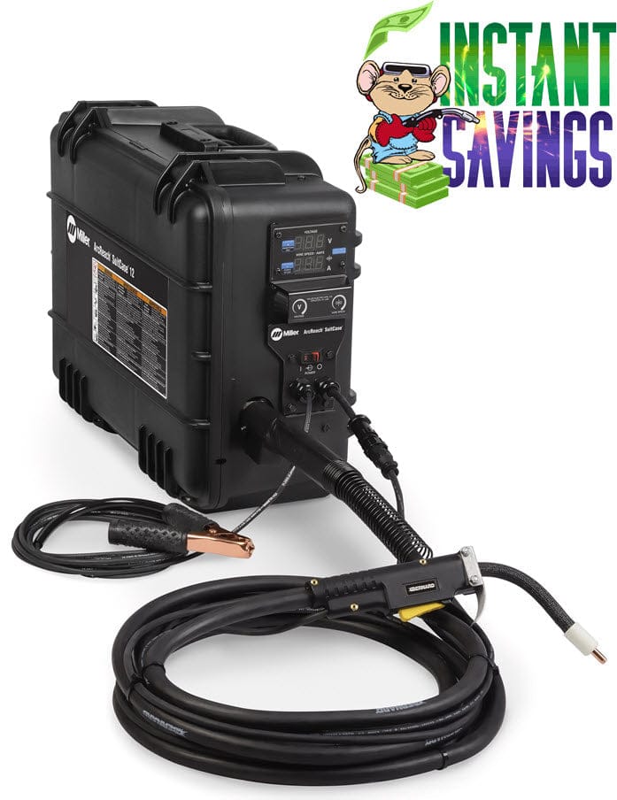 Miller Welders Miller ArcReach SuitCase 12 Wire Feeder w/Dura-Flux Gun 951731