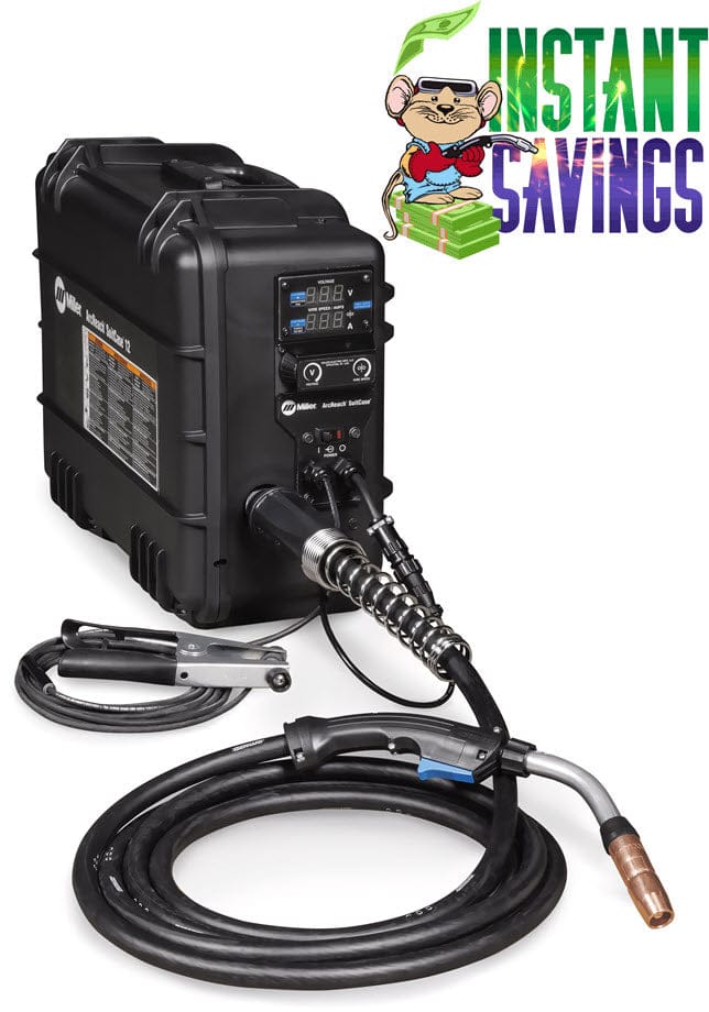 Miller Welders Miller ArcReach SuitCase 12 Wire Feeder w/S-Gun 951730001