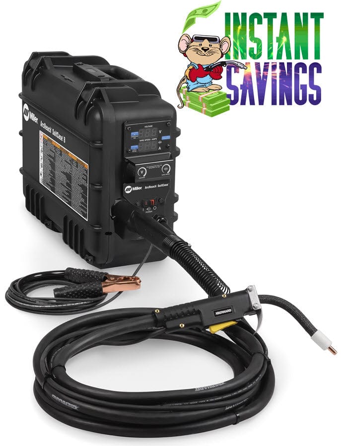 Miller Welders Miller ArcReach SuitCase 8 Wire Feeder w/Dura-Flux Gun 951728