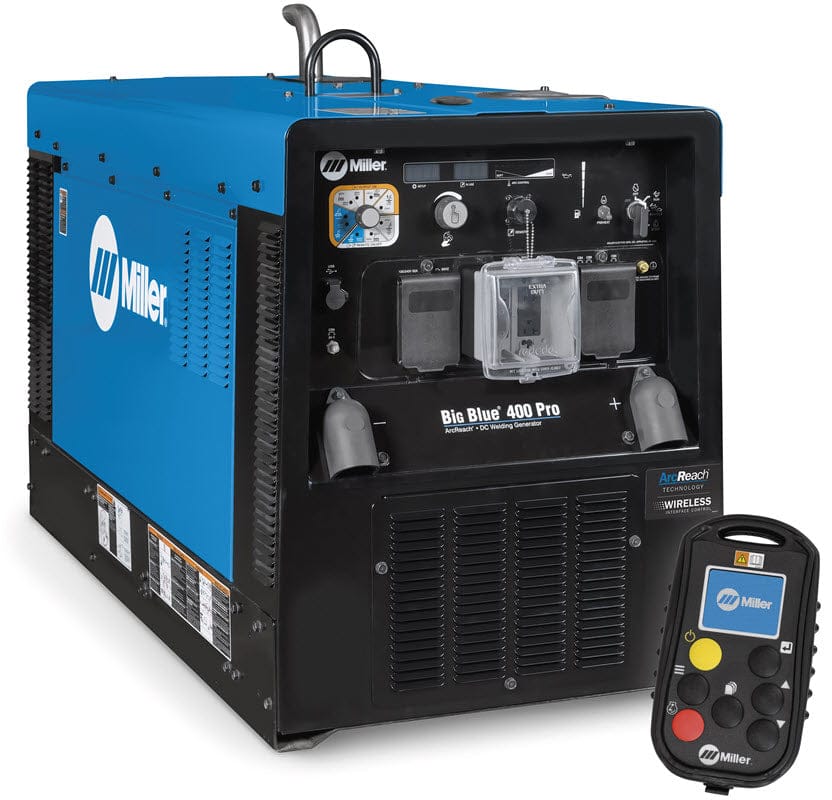 Miller Welders Miller Big Blue 400 Pro (Kubota) Diesel w/Wireless Interface Control