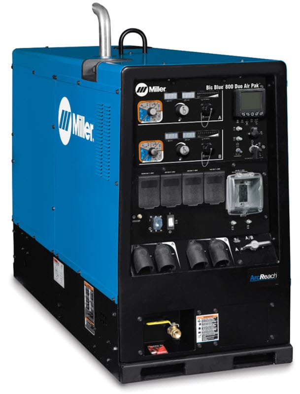 Miller Welders Miller Big Blue 800 Duo Air Pak (Deutz) Diesel Welder w/ArcReach