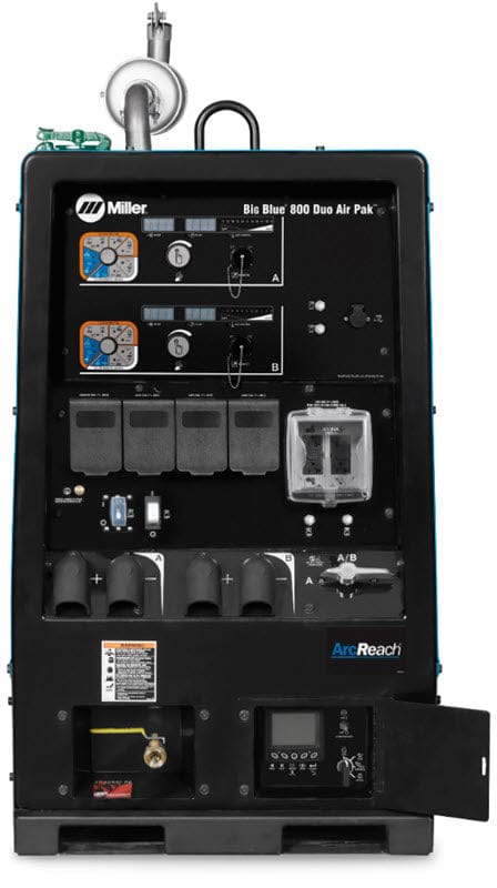 Miller Welders Miller Big Blue 800 Duo Air Pak (Deutz) Diesel Welder w/ArcReach