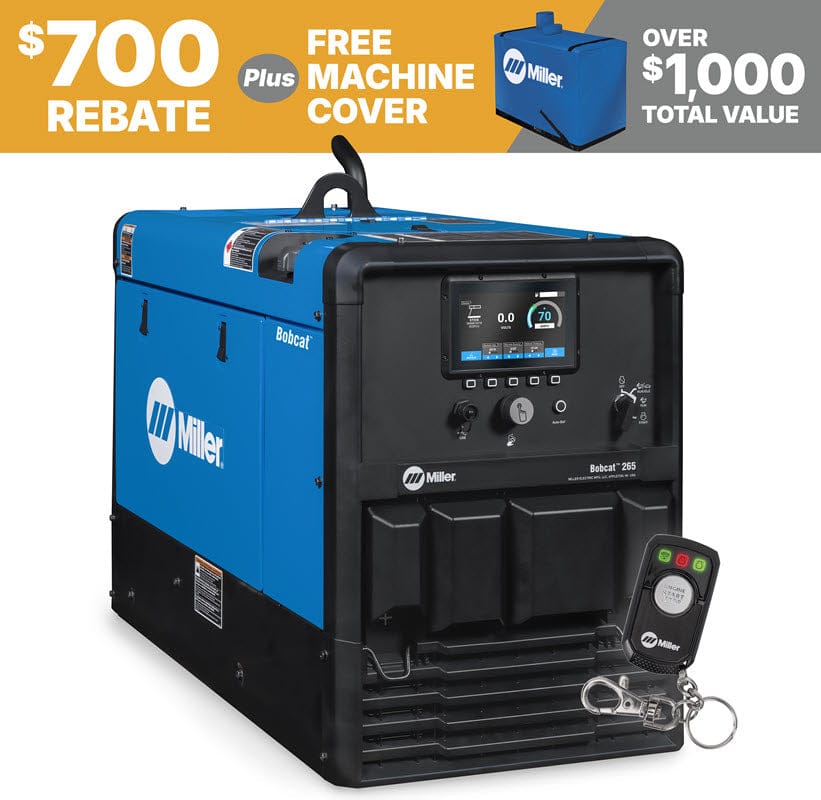 Miller Welders Miller Bobcat 265 (Kohler) Engine Driven Welder w/Remote Start/Stop 907826