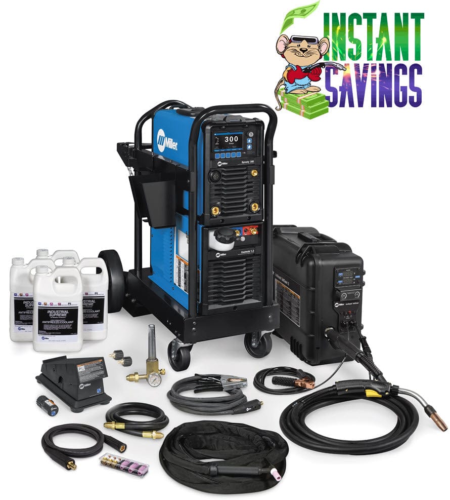 Miller Welders Miller Dynasty 300 Multiprocess Wireless Foot Control Complete 951000100