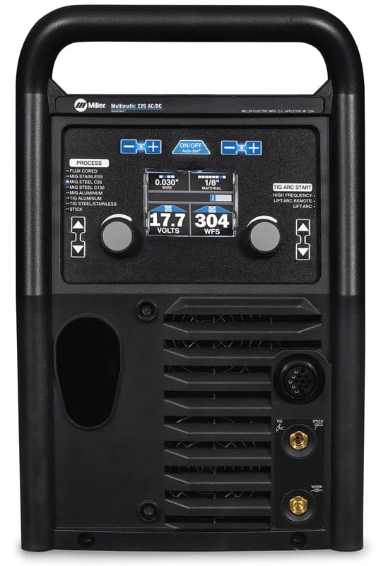Miller Multimatic 220 AC/DC Welder w/Dual Cylinder Cart 951000070