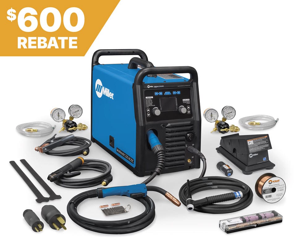 Miller Welders Miller Multimatic 220 AC/DC w/Wireless Foot Control 907757002