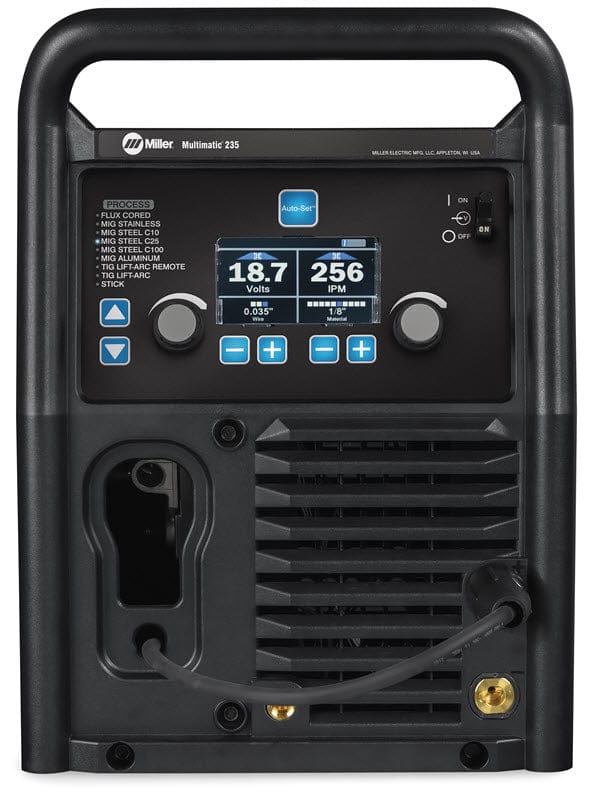 Miller Welders Miller Multimatic 235 Multiprocess Welder w/EZ-Latch Running Gear 951846