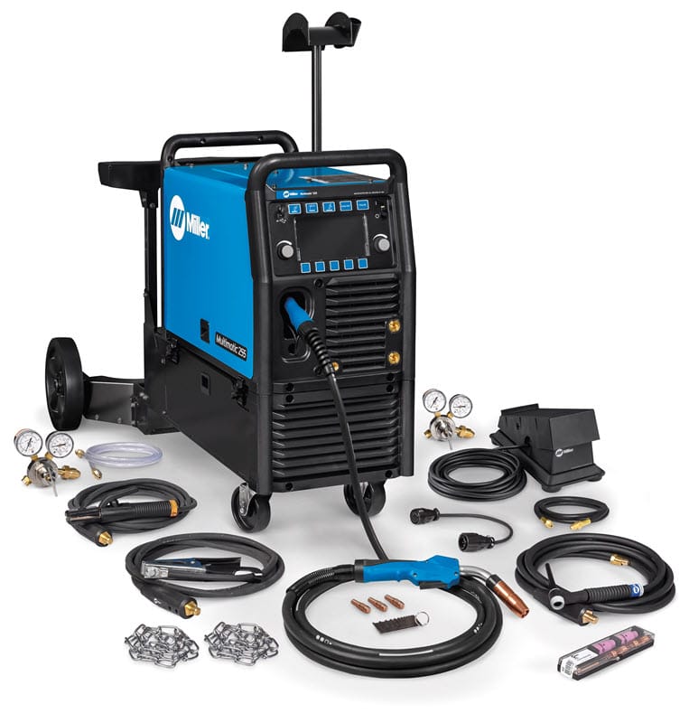 Miller Welders Miller Multimatic 255 w/Dual Cylinder & TIG Kit Package 951768