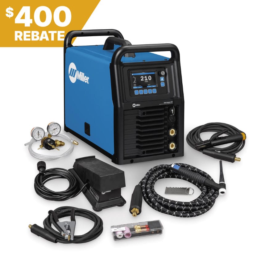 Miller Syncrowave 212 Air-Cooled TIG Welder Package 907911