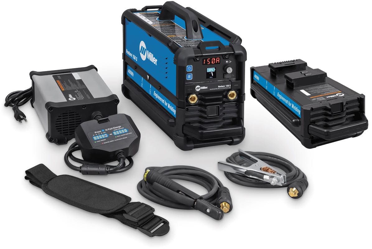 Miller Welders Miller Venture 150 S Battery Welder w/Two 400Wh Batteries and Charger 951000221