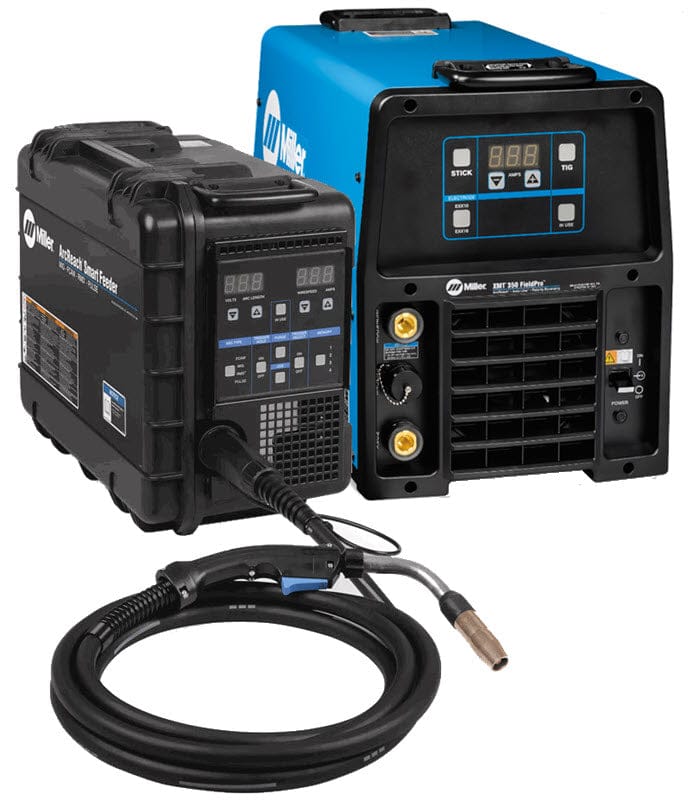 Miller Welders Miller XMT 350 FieldPro Polarity Reversing ArcReach Smart Feeder Package 951739