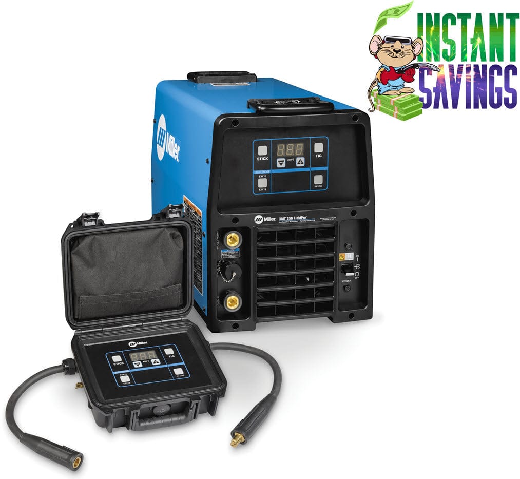 Miller Welders Miller XMT 350 FieldPro Polarity Reversing FieldPro Stick/TIG Remote Package 951737