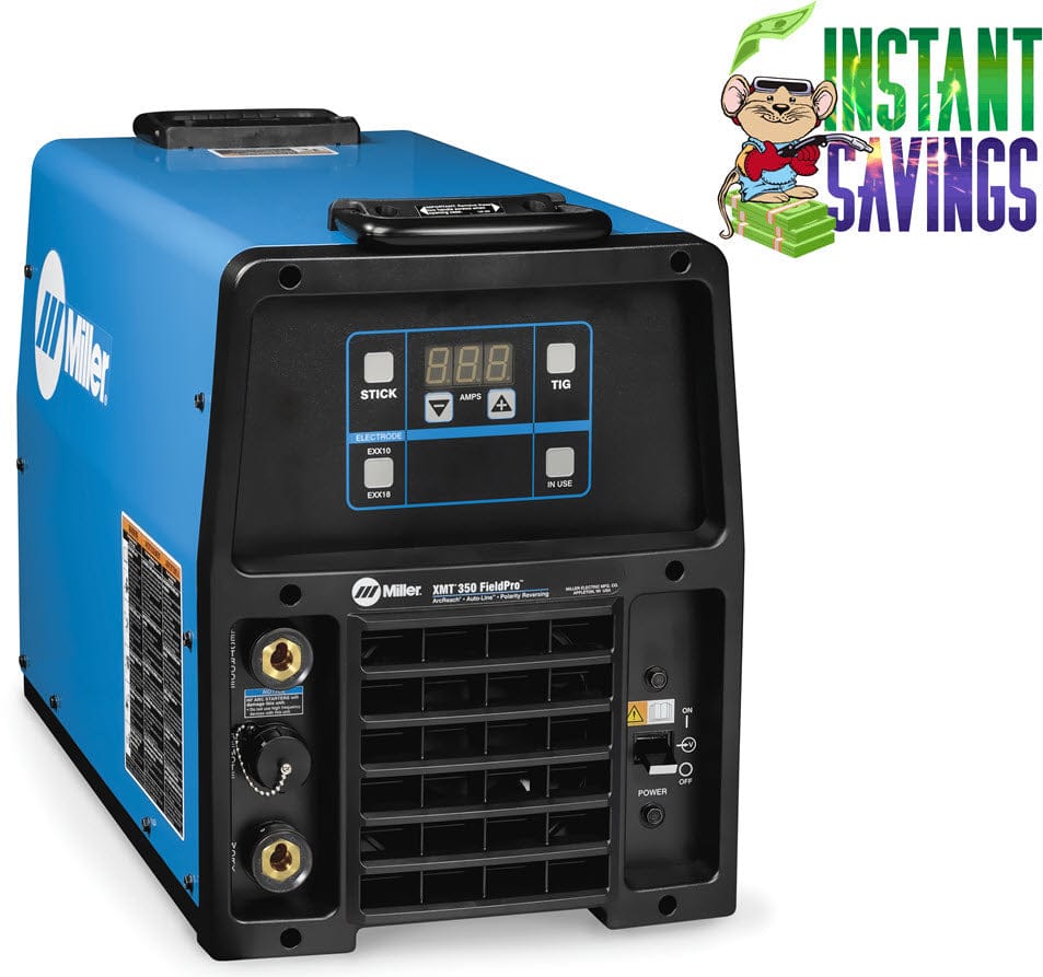 Miller Welders Miller XMT 350 FieldPro Polarity Reversing Welder (Dinse) 907731002