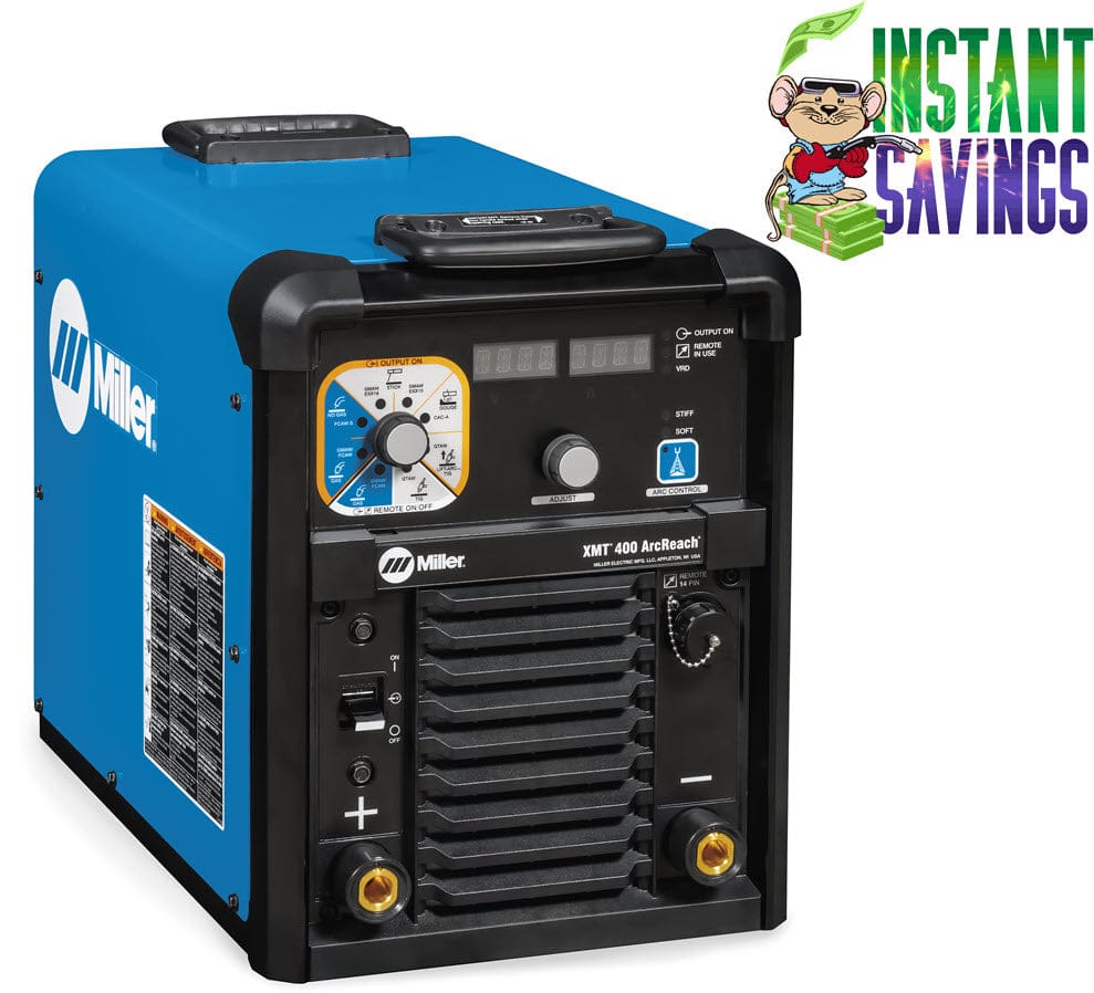 Miller Welders Miller XMT 400 ArcReach Multiprocess Welder (Dinse) 907865004