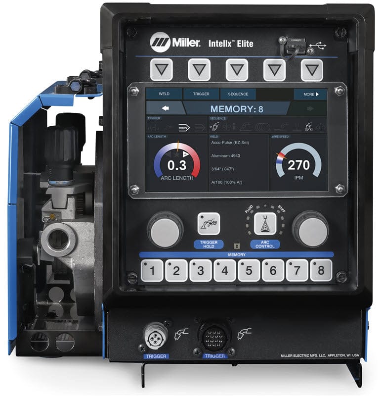 Miller Welders Miller XMT 400 MIGRunner w/Intellx Elite Wire Feeder 951972