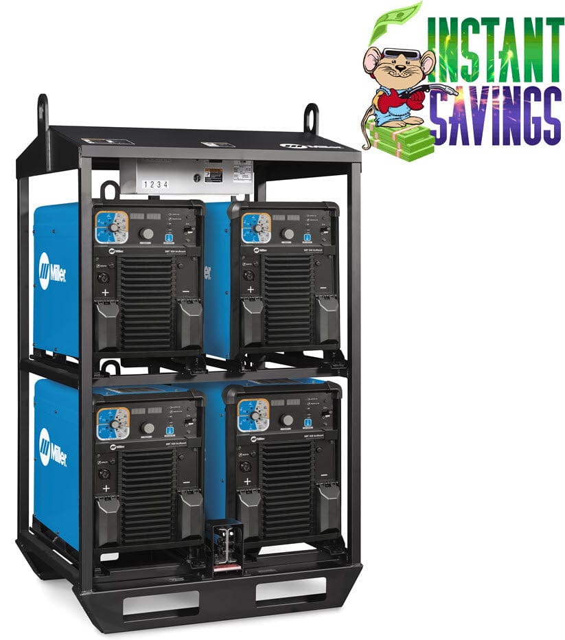 Miller Welders Miller XMT 650 ArcReach 4-Pack Rack 907860