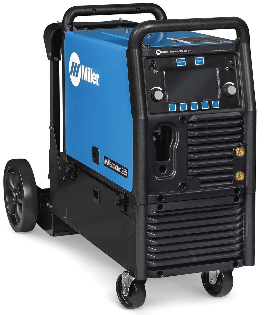 Miller Welders Millermatic 255 Auto-Line MIG Welder w/EZ-Latch Running Gear 951000271