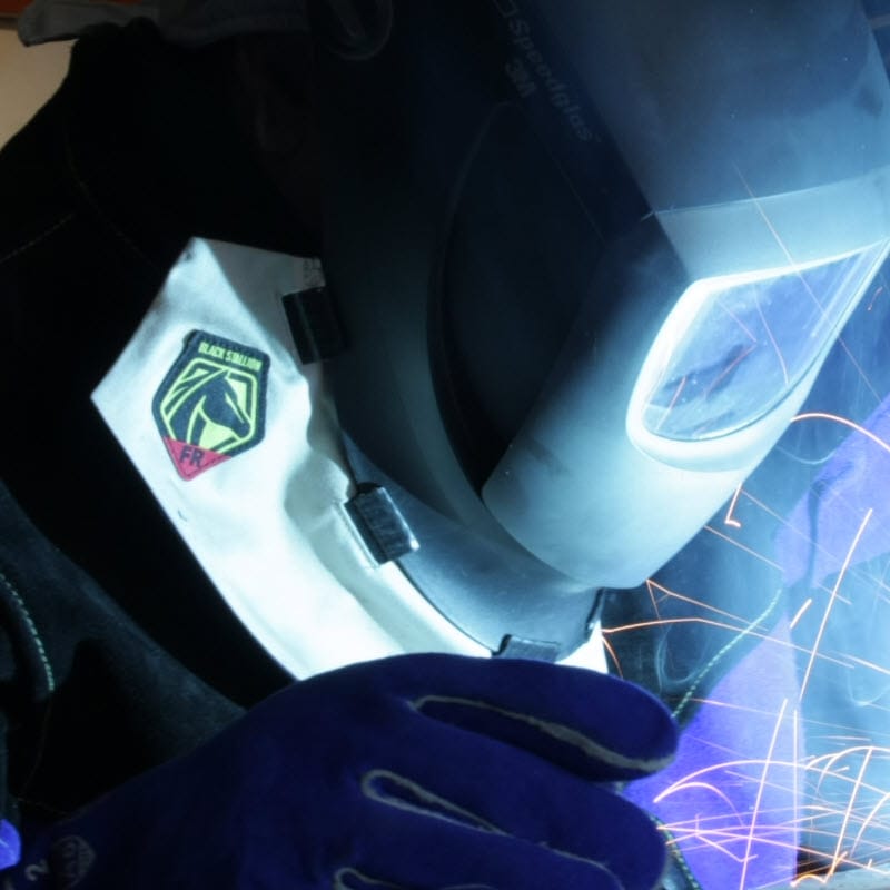Black Stallion Welding Helmet Accessories Black Stallion FR Wrap Around Welding Helmet Bib AH2140-NS