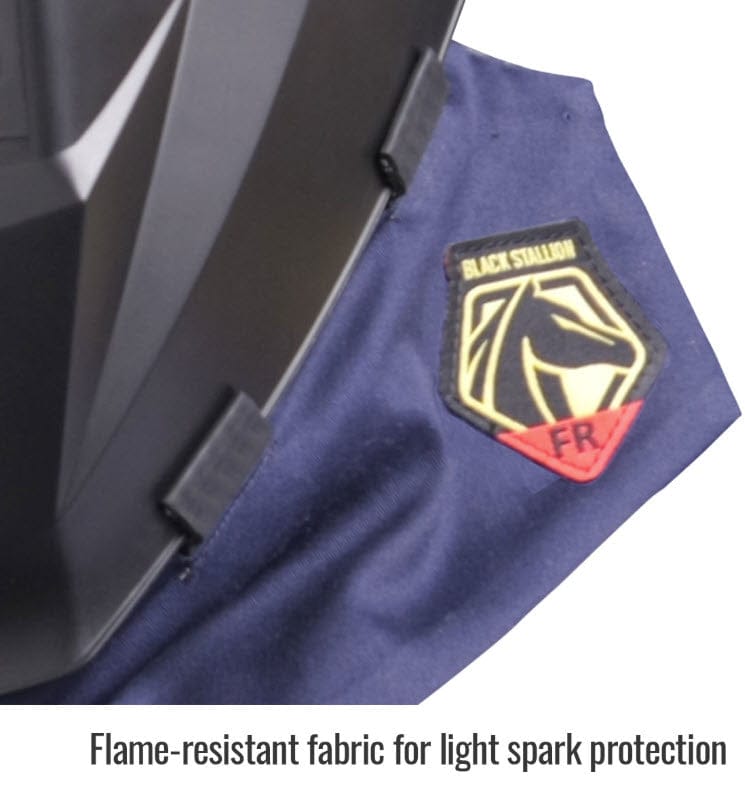 Black Stallion Welding Helmet Accessories Black Stallion FR Wrap Around Welding Helmet Bib AH2140-NS