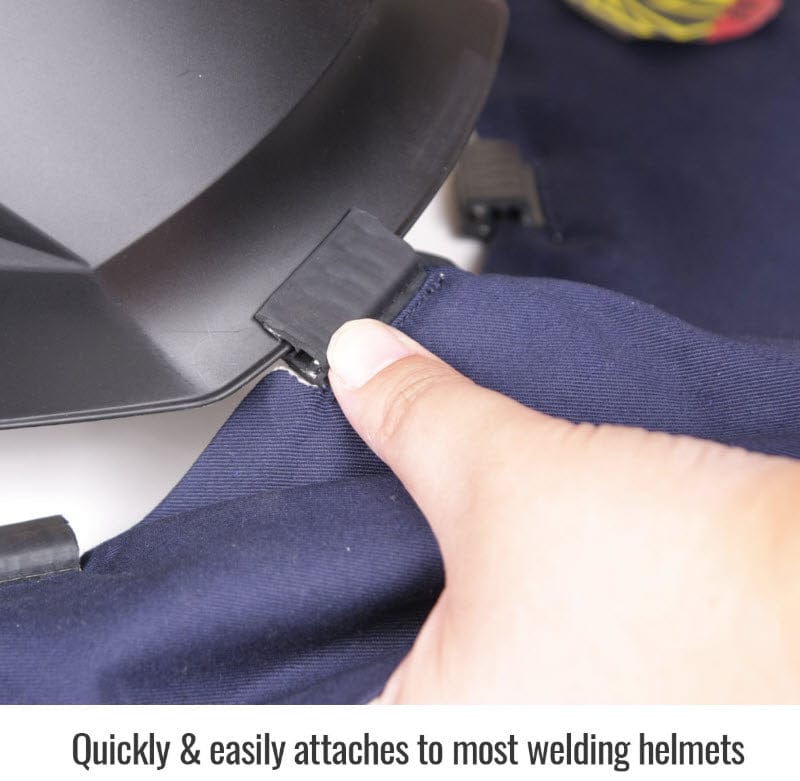 Black Stallion Welding Helmet Accessories Black Stallion FR Wrap Around Welding Helmet Bib AH2140-NS