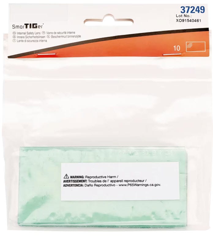 Jackson Safety SmarTIGer internal safety lens in protective packaging