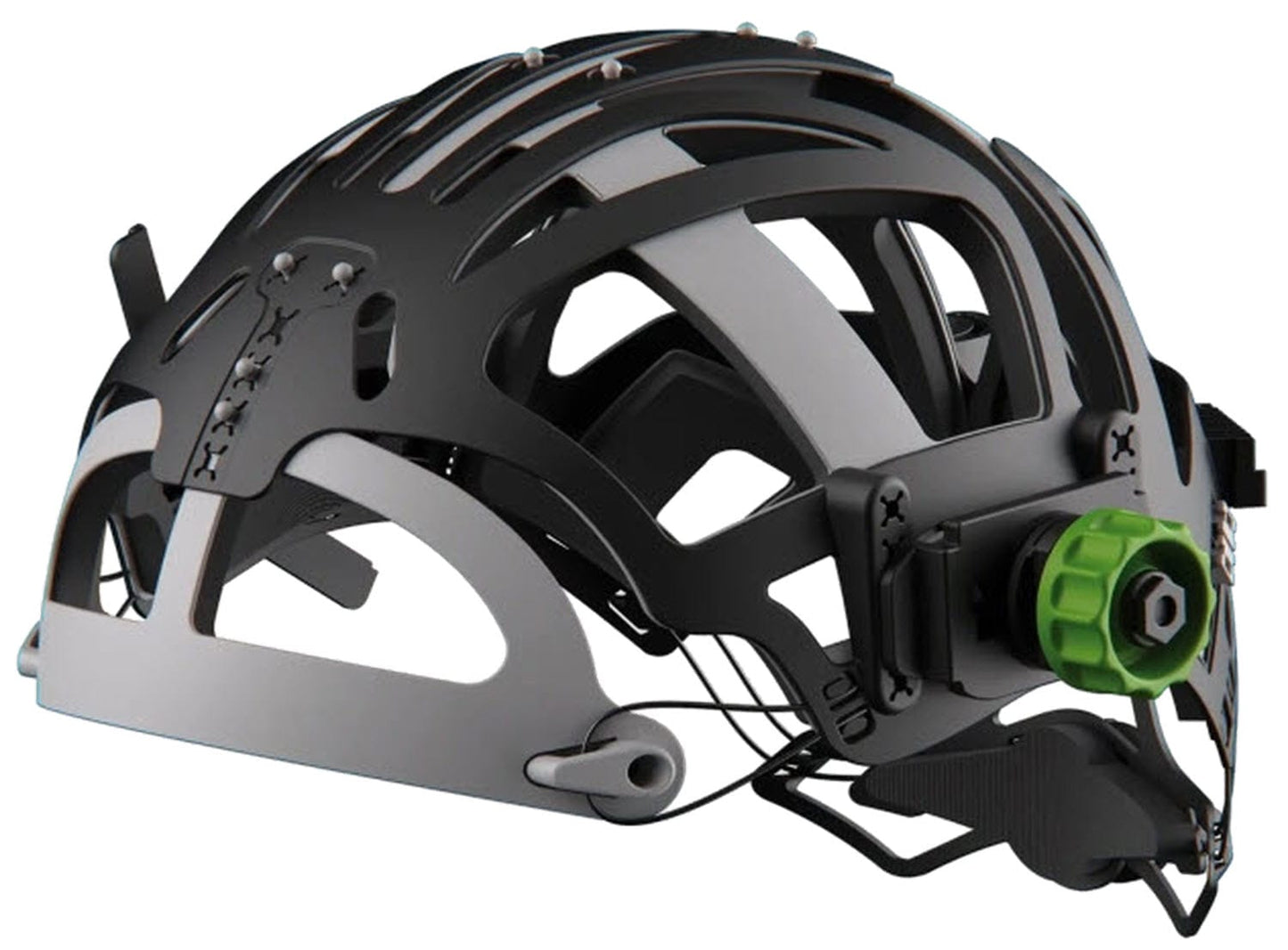 Optrel black and grey adjustable headgear for welding helmet