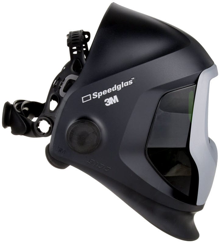 Speedglas Welding Helmet Accessories Speedglas 9100 Welding Helmet Shell w/Side Windows, Headband & Silver Front Panel 06-0300-51SW