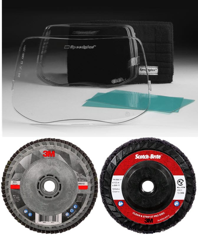 Speedglas Welding Helmet Accessories Speedglas G5-03 E Welding Helmet Starter Kit w/Trial Abrasives