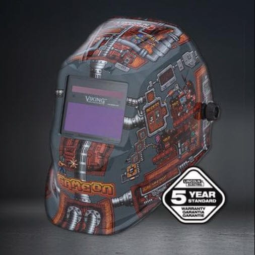 Lincoln Welding Helmets Lincoln Viking 1740 Welding Helmet - Game On K5562-3