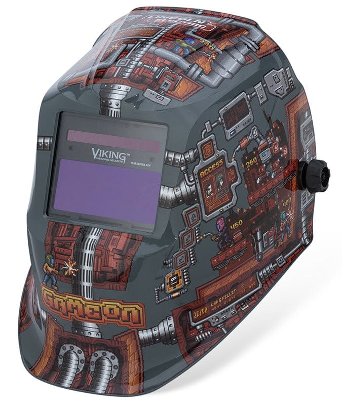 Lincoln Welding Helmets Lincoln Viking 1740 Welding Helmet - Game On K5562-3