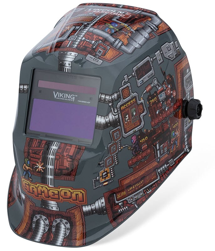 Lincoln Viking 1740 Welding Helmet - Game On K5562-4