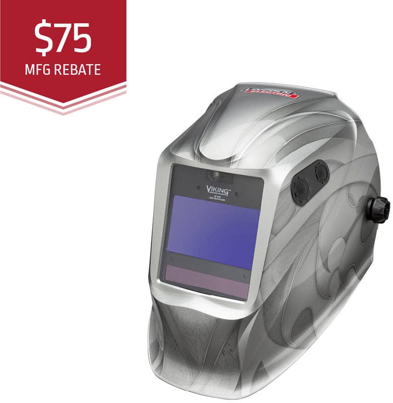 Lincoln Welding Helmets Lincoln Viking 2450 ADV Welding Helmet - Heavy Metal K3029-5