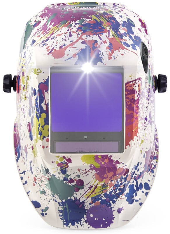 full face motorcycle helmet viking design Lincoln Viking 3350 ADV Creative Spark Welding Helmet