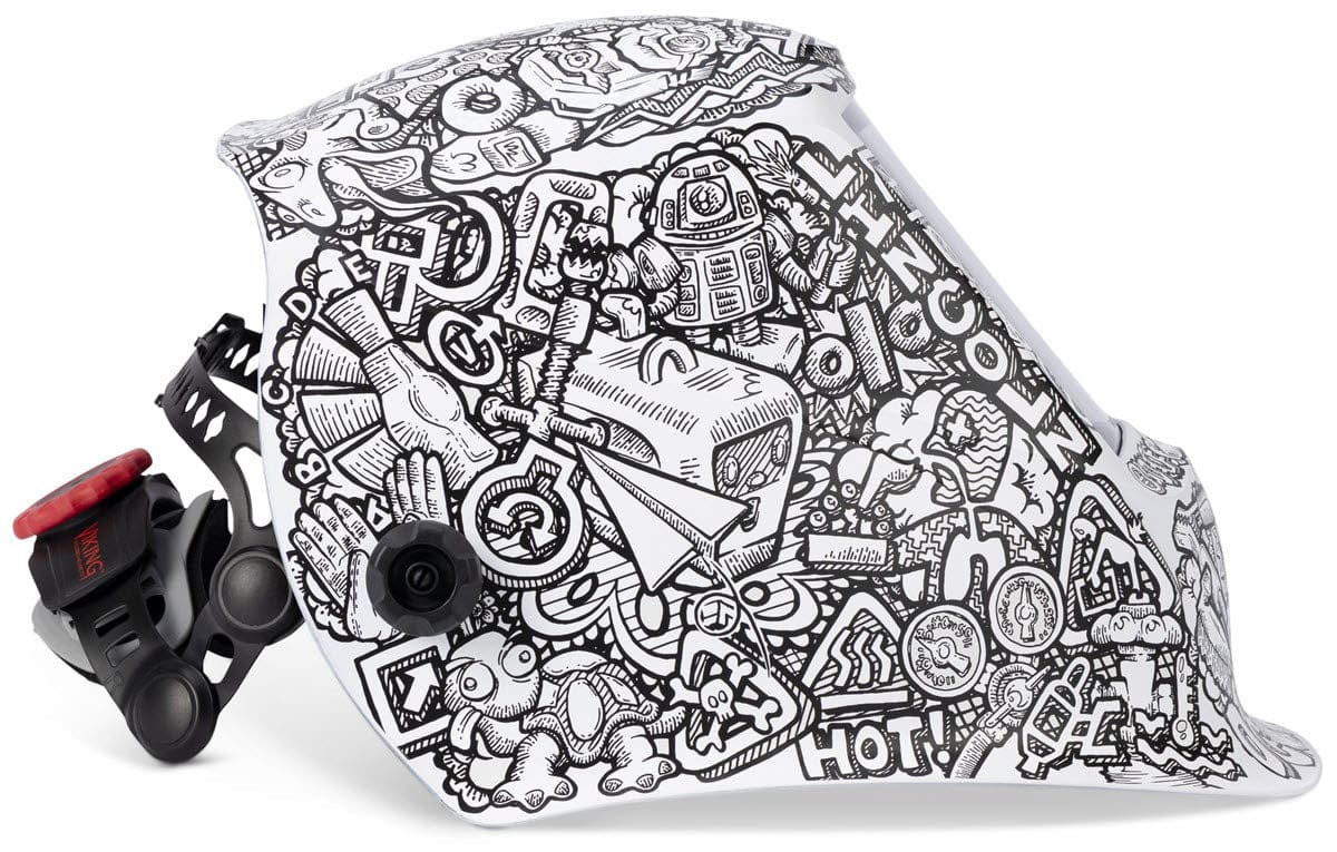 Lincoln Welding Helmets Lincoln Viking 3350 ADV Welding Helmet - Graffiti K5760-5