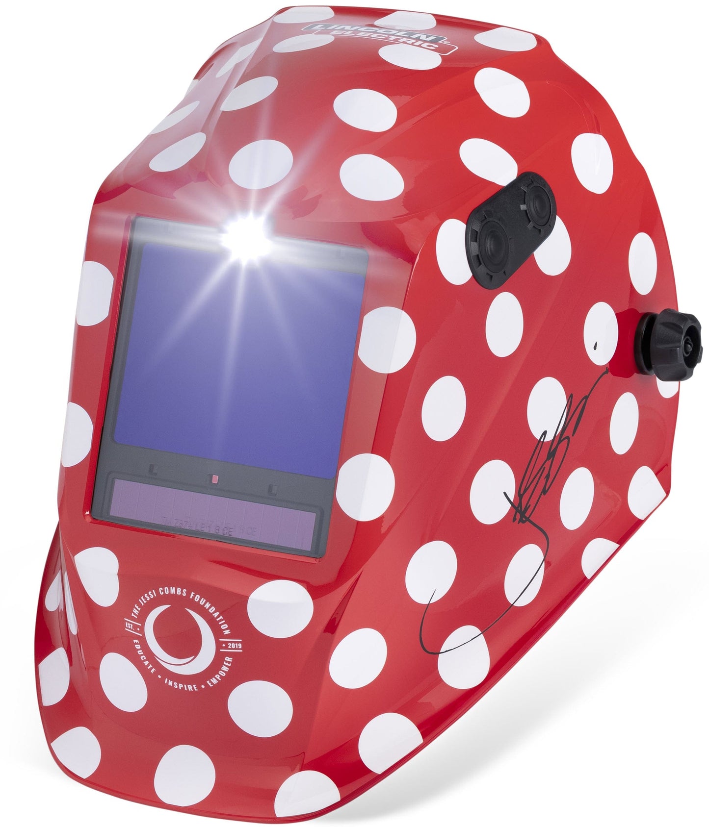 Lincoln Welding Helmets Lincoln Viking 3350 ADV Welding Helmet - Jessi the Welder K5758-5