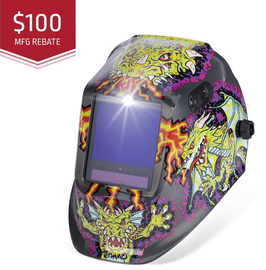 Lincoln Welding Helmets Lincoln Viking 3350 ADV Welding Helmet - Mythical K5756-5