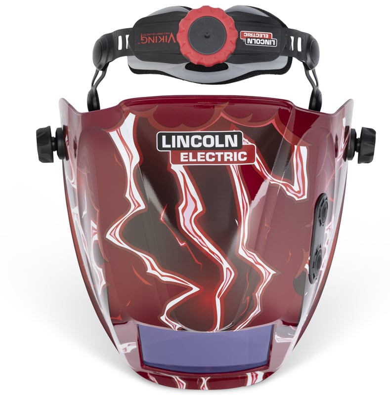 Lincoln Welding Helmets Lincoln Viking 3350 ADV Welding Helmet - Red Strike K5754-5