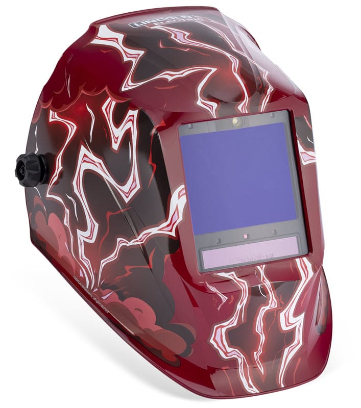 Lincoln Welding Helmets Lincoln Viking 3350 ADV Welding Helmet - Red Strike K5754-5