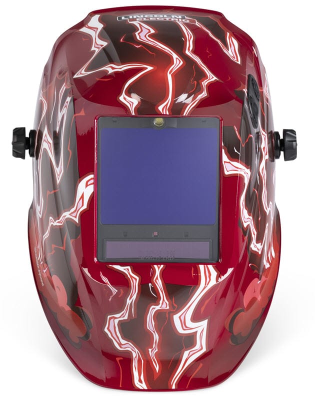 Lincoln Welding Helmets Lincoln Viking 3350 ADV Welding Helmet - Red Strike K5754-5
