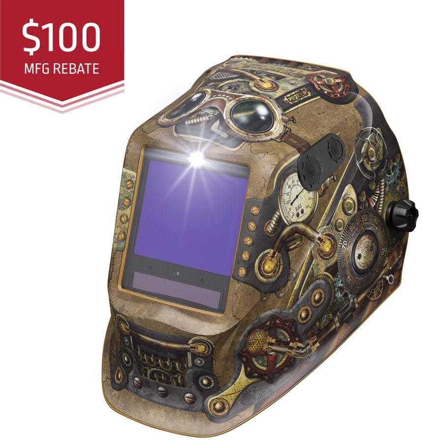 Lincoln Welding Helmets Lincoln Viking 3350 ADV Welding Helmet - Steampunk K3428-5