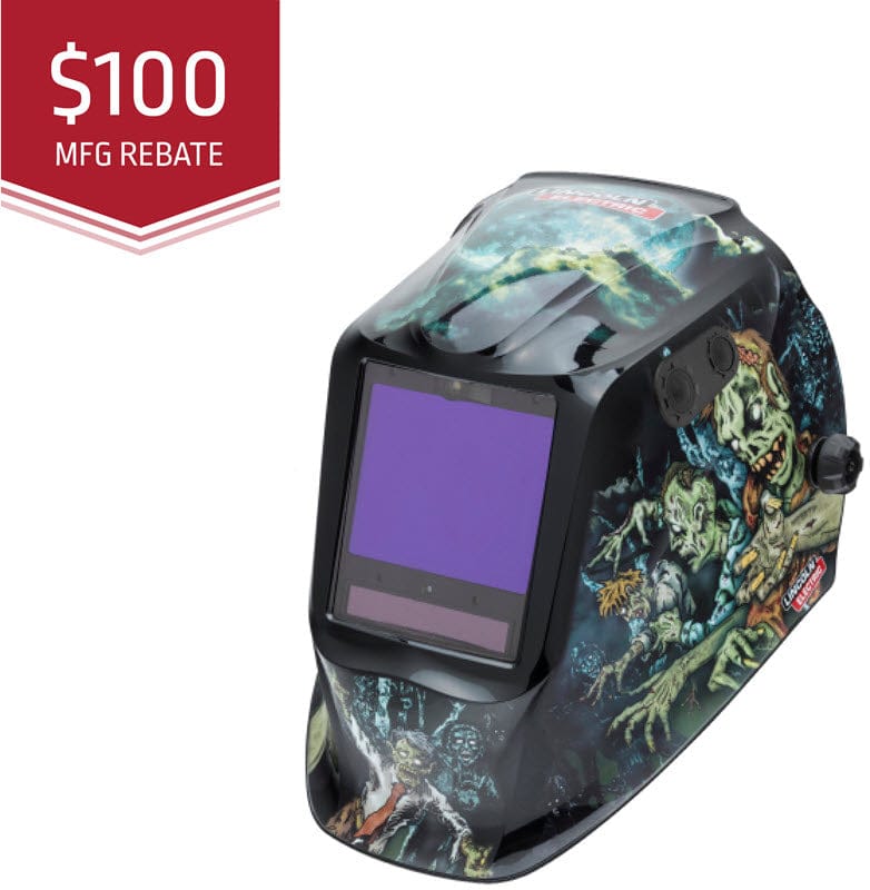 Lincoln Viking 3350 ADV Welding Helmet - Zombie K4158-5