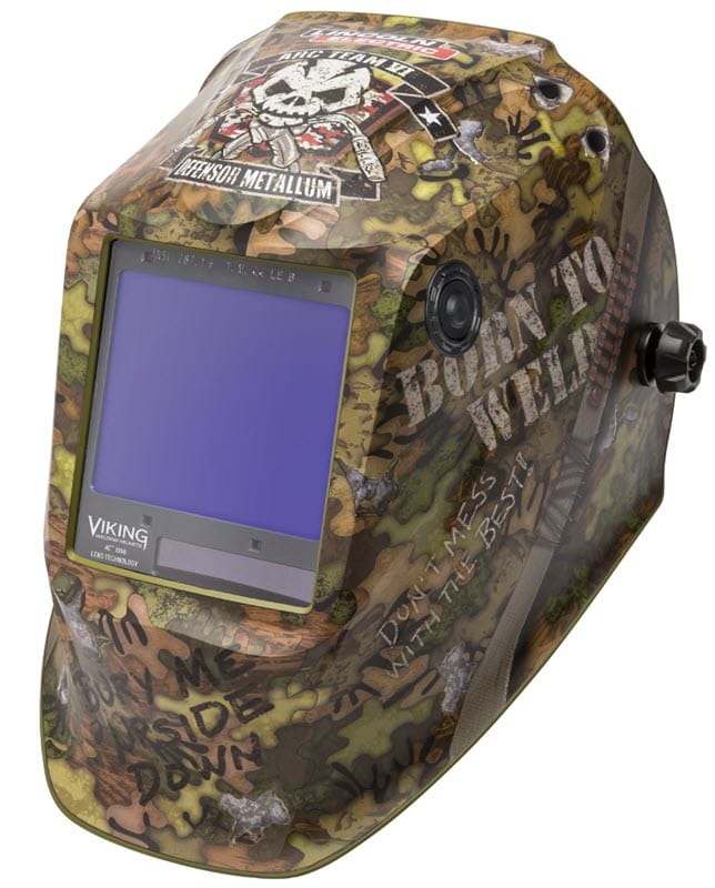 Lincoln Welding Helmets Lincoln Viking 3350 Welding Helmet - Born To Weld K3616-4