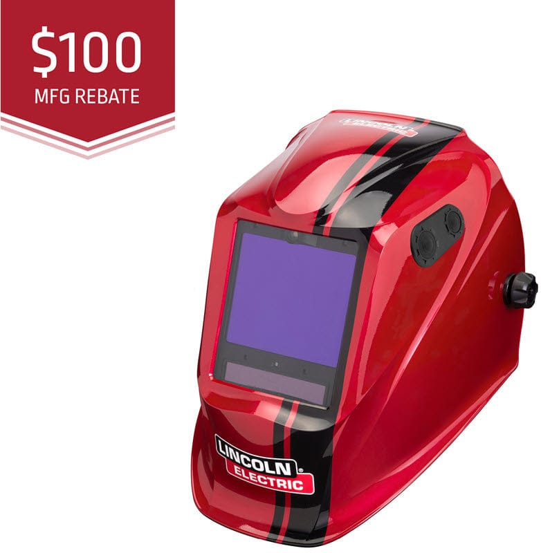 Lincoln Welding Helmets Lincoln Viking 3350 Welding Helmet - Code Red K4034-4
