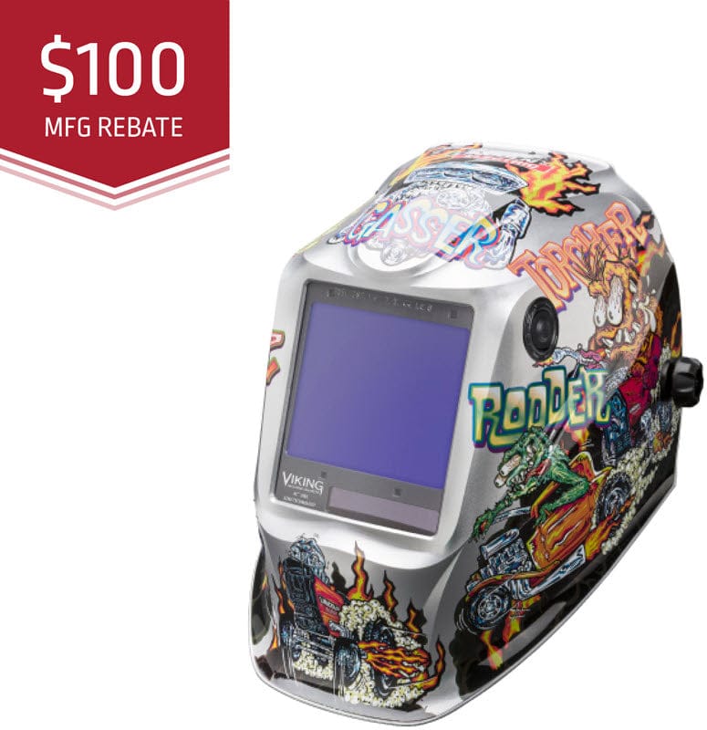 Lincoln Welding Helmets Lincoln Viking 3350 Welding Helmet - Hot Rodders K4440-4
