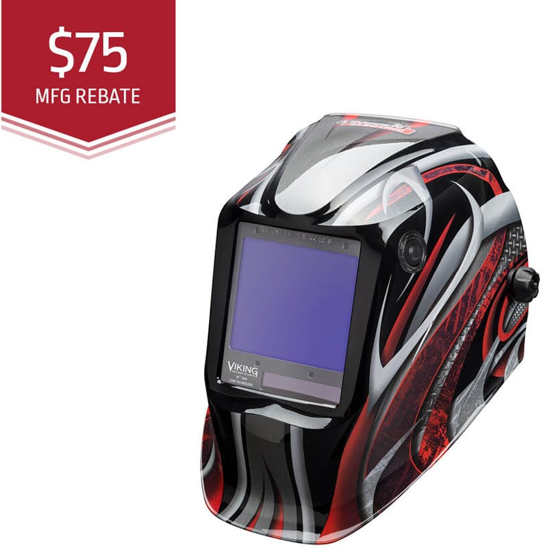 Lincoln Welding Helmets Lincoln Viking 3350 Welding Helmet - Twisted Metal K3248-4