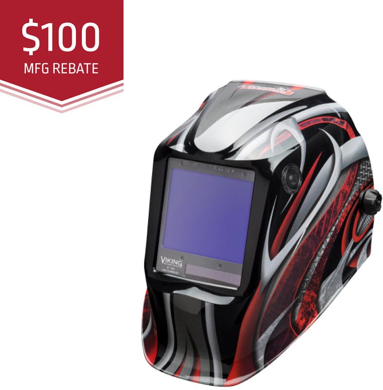 Lincoln Welding Helmets Lincoln Viking 3350 Welding Helmet - Twisted Metal K3248-4