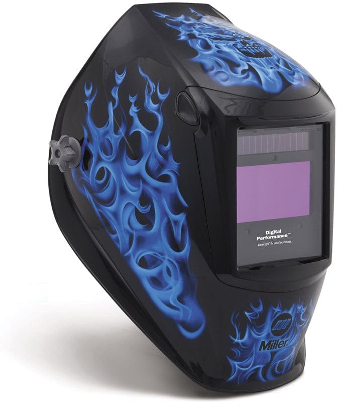 Miller Welding Helmets Miller Blue Rage Digital Performance ClearLight 4x Welding Helmet 296753