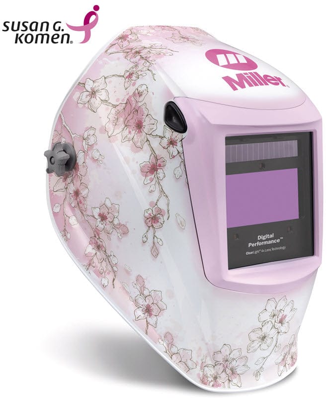 Miller Welding Helmets Miller Burn & Blossom Digital Performance ClearLight 4x Welding Helmet 296756