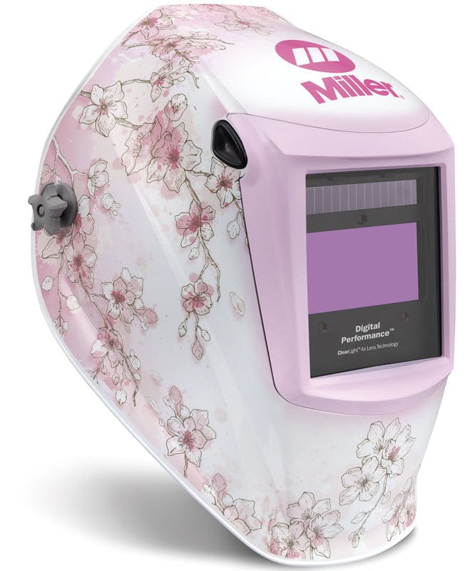 Miller Welding Helmets Miller Burn & Blossom Digital Performance ClearLight 4x Welding Helmet 296756